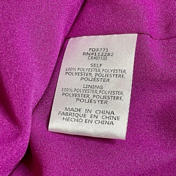 Adelyn Rae Women’s Dress Racerback Ruffle Fit & Flare Skater Small Magenta Pink - Picture 7 of 12